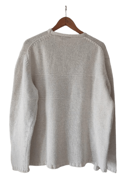 Valentino White Wool Knit Valentino Sweater Size L / US 10 / IT 46 - 9 Thumbnail