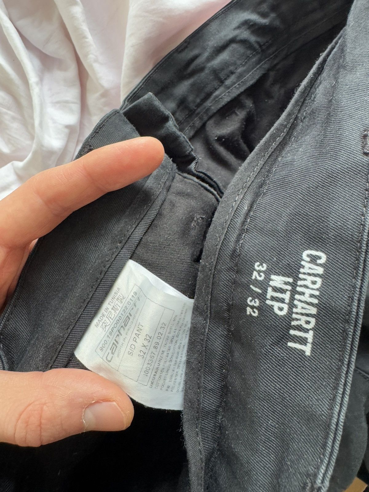 Carhartt Carhartt Sid Pant Black Skate Casual Hype Y2k Slim Casual Size US 32 / EU 48 - 3 Thumbnail