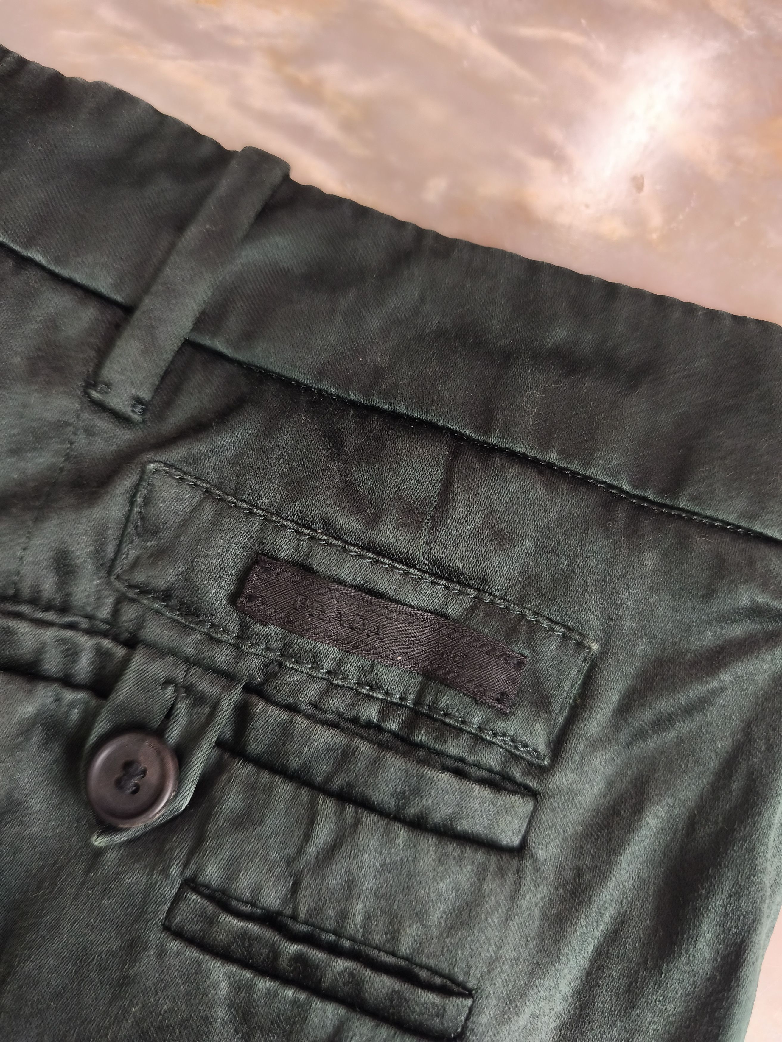 Prada Prada Satin Flared Trousers Size 26" / US 2 / IT 38 - 8 Thumbnail