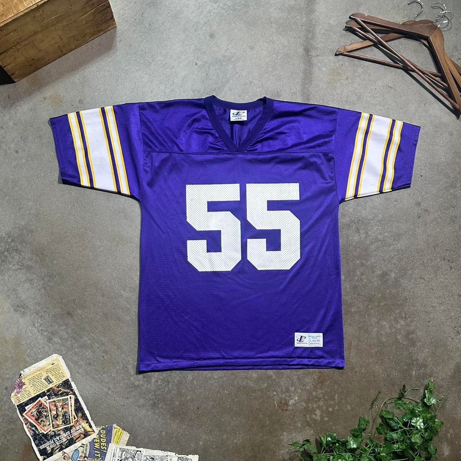 Logo Athletic Vintage 90s Logo Athletic Minnesota Vikings Del Rio Jersey Size US L / EU 52-54 / 3 - 1 Thumbnail