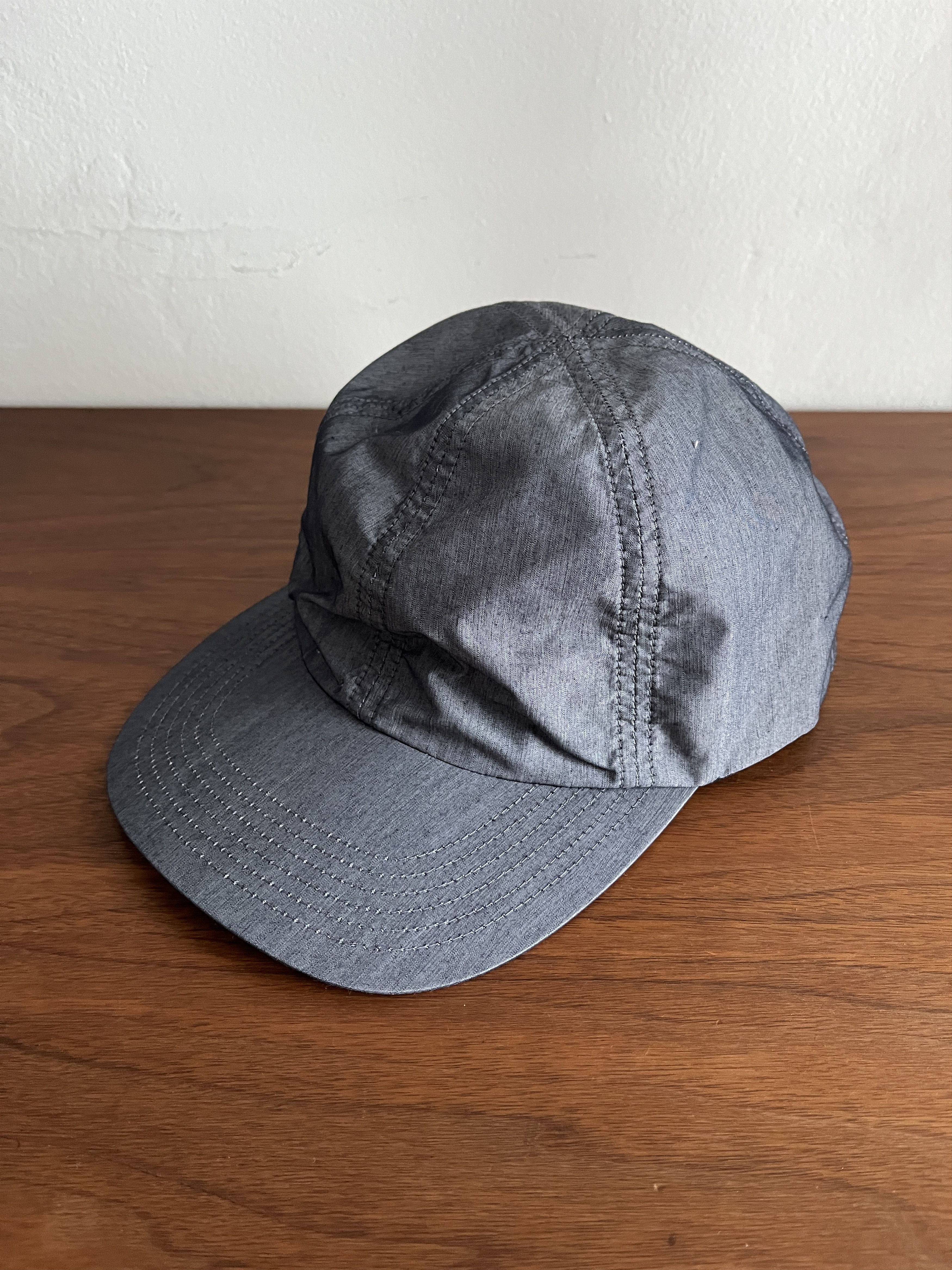 KIJIMA TAKAYUKI cap, cotton chambray Size ONE SIZE - 1 Thumbnail