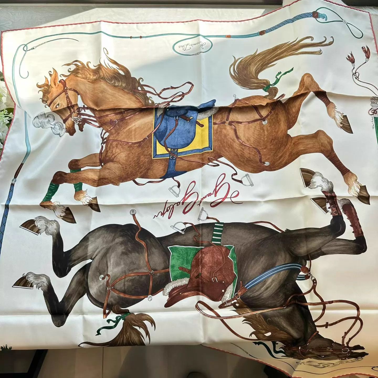 Hermes Hermès 2026 SS 'Gallop' 90x90 Scarf Size ONE SIZE - 4 Thumbnail