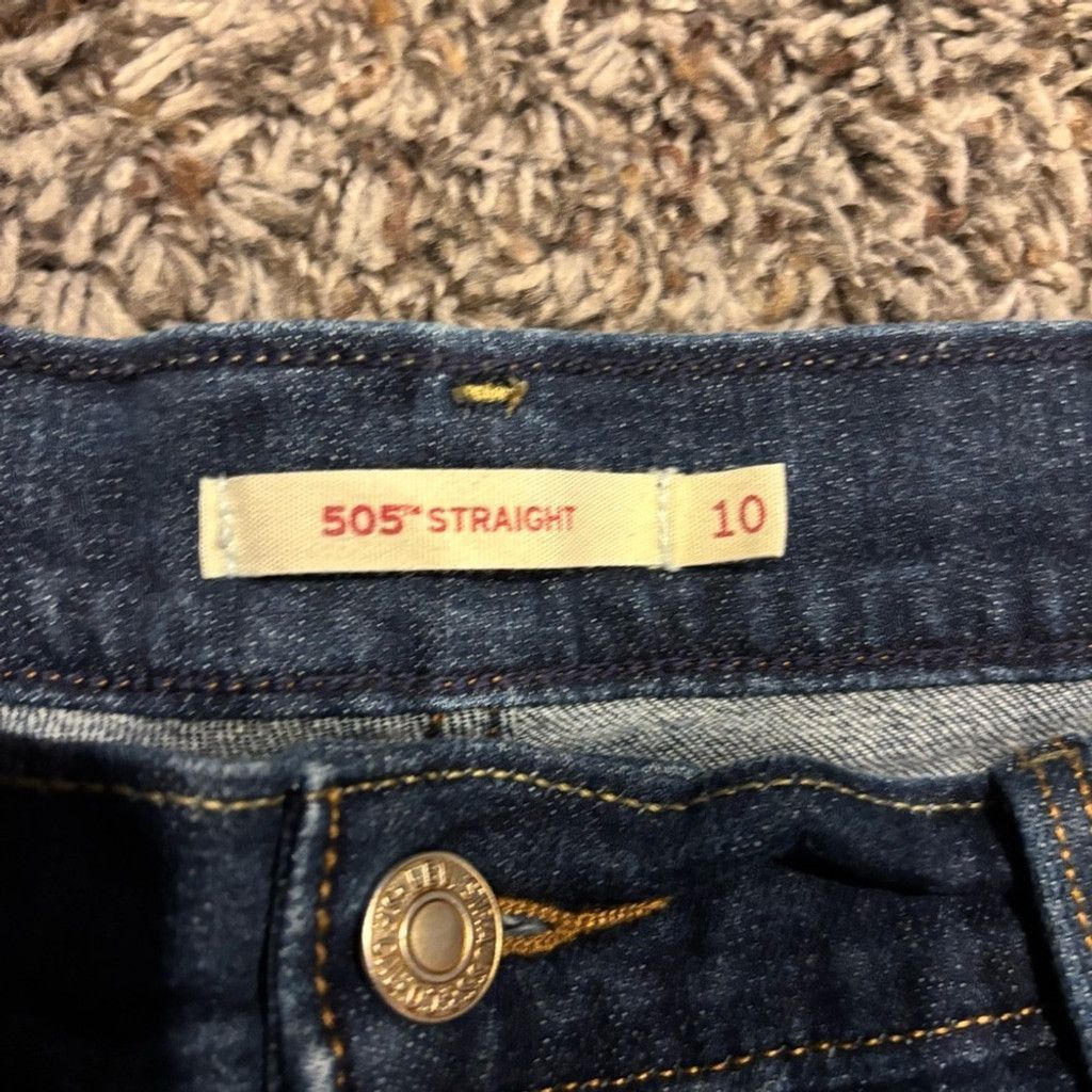 Levi's Levi's Women's 505 Straight Leg Jeans Size 32" / US 10 / IT 46 - 3 Thumbnail