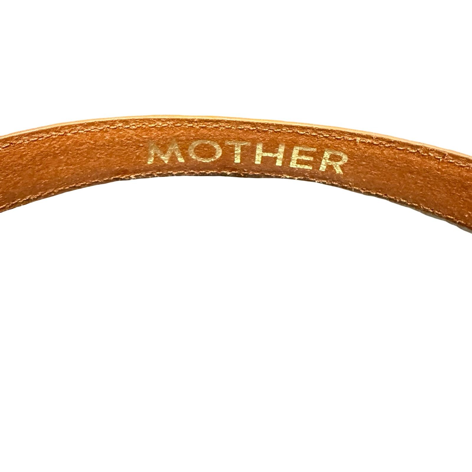 Mother Charm School Brown Owl Star Moon Leather Belt M NEW display picture 1