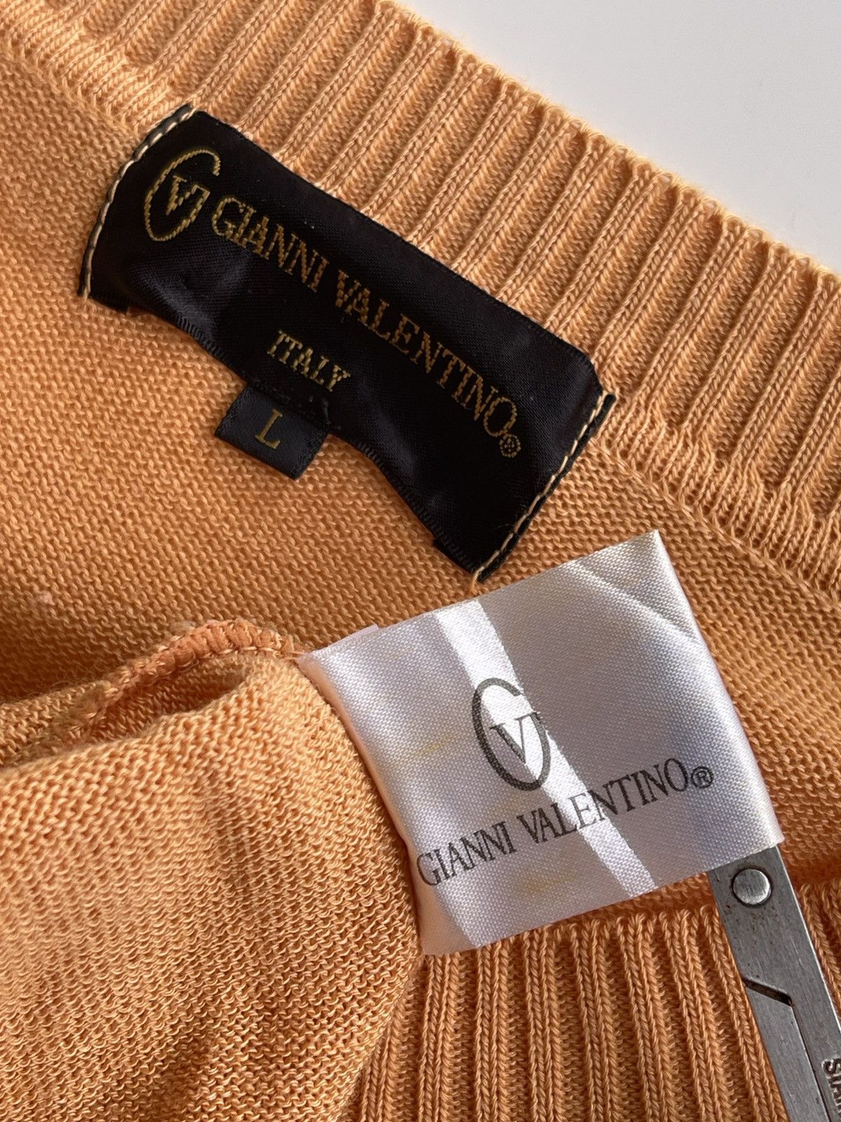 Valentino Vintage Gianni Valentino Knit Jumper Size L / US 10 / IT 46 - 8 Thumbnail