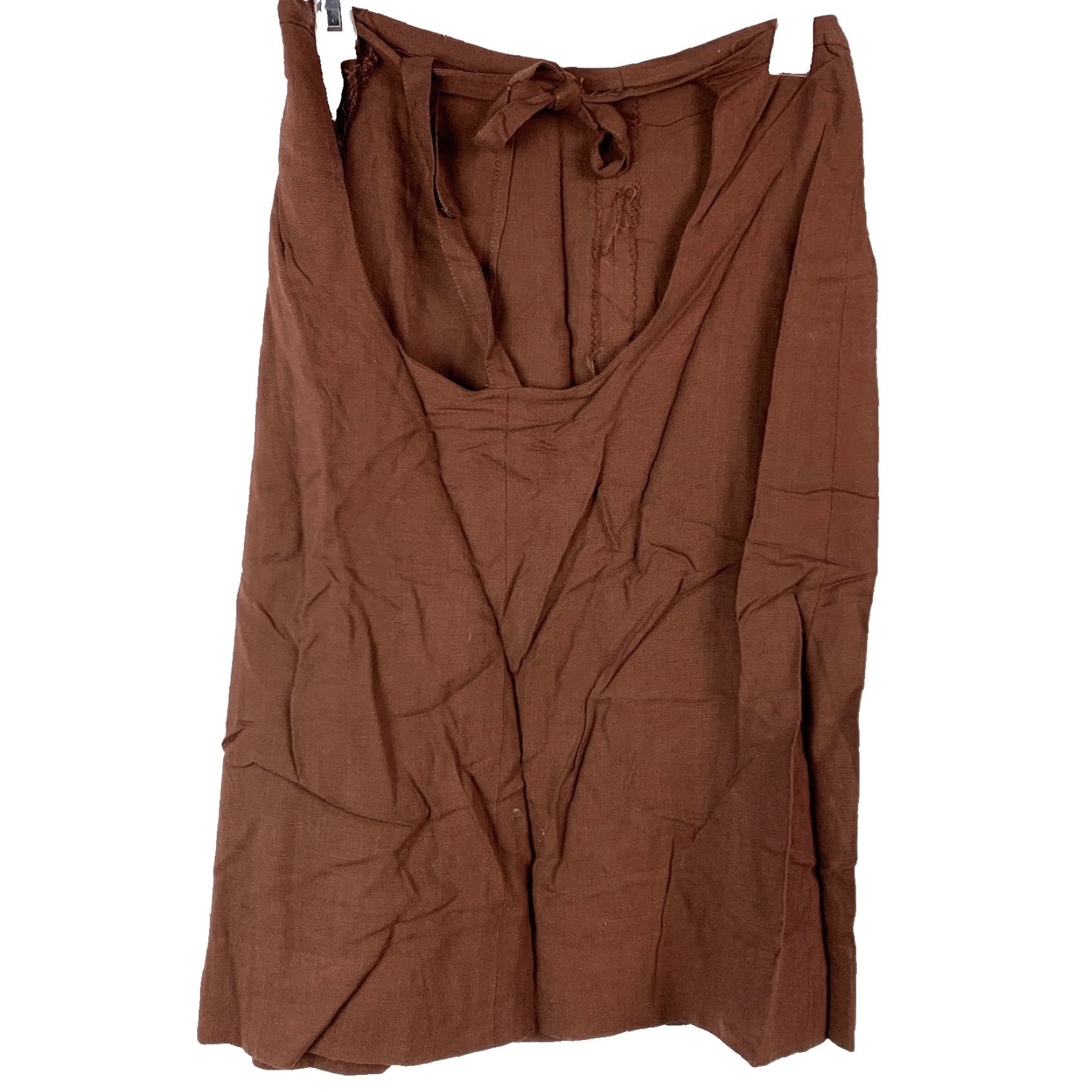 Vintage VINTAGE Handmade Brown Maternity Skirt Waist 28" 1950s Rockabilly Casual Womens Size 28" / US 6 / IT 42 - 3 Thumbnail