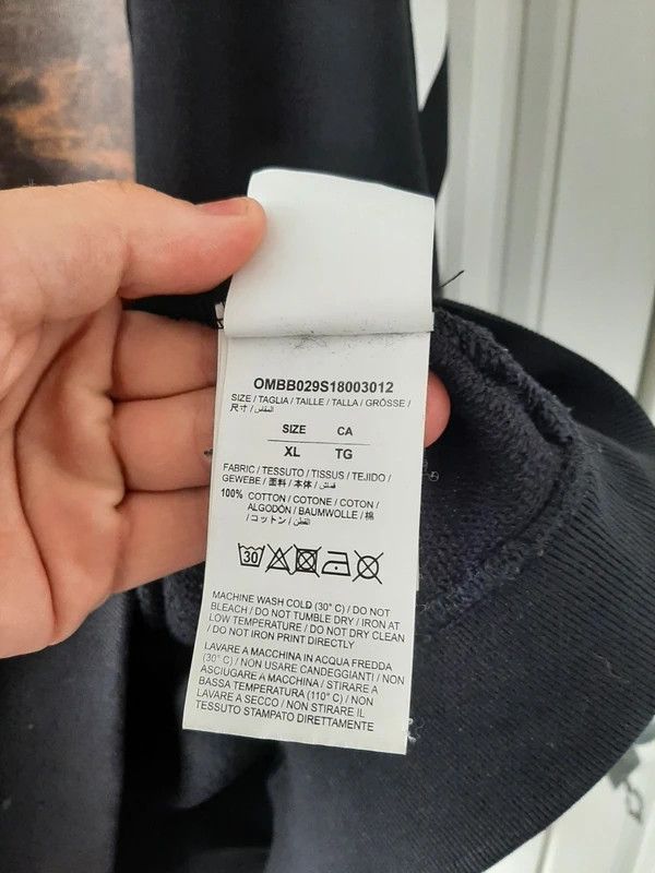 Off-White Rare Off-White Mona Lisa Temperature Hoodie Size US XL / EU 56 / 4 - 8 Thumbnail