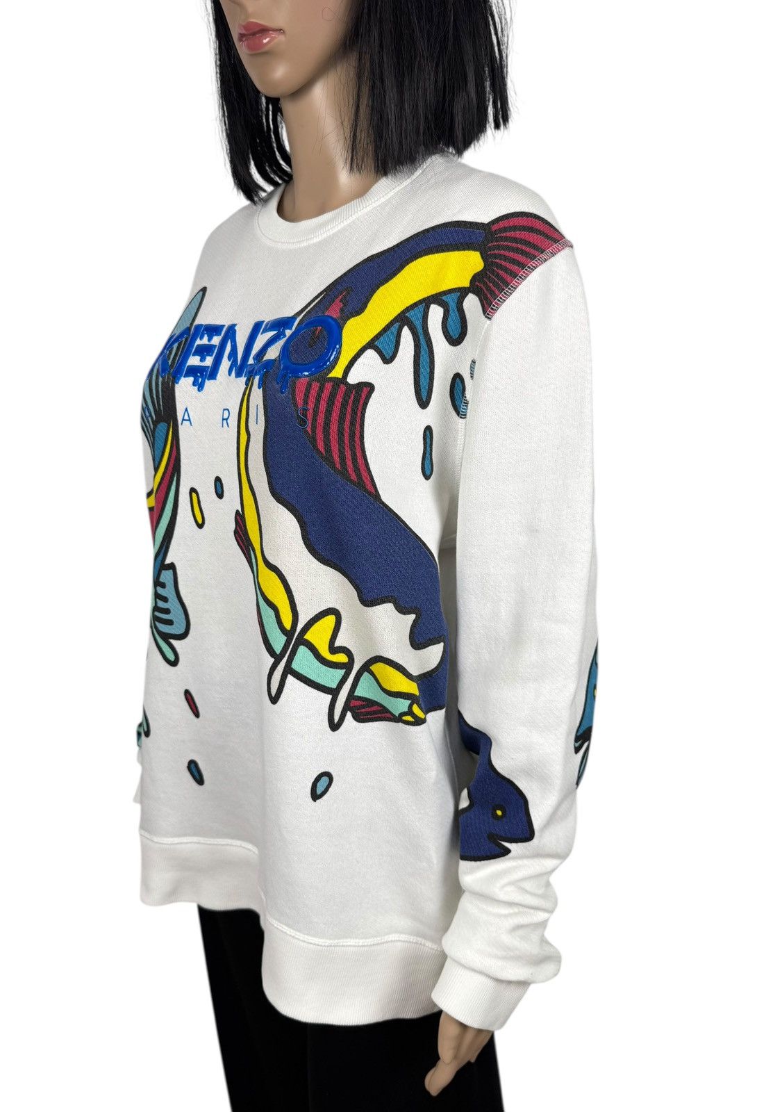 Kenzo Kenzo Paris Printed Sweatshirt Double Fish Cotton size XL Size XL / US 12-14 / IT 48-50 - 5 Thumbnail