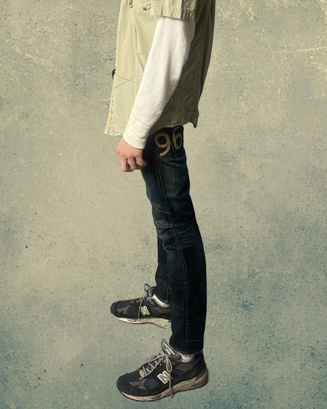 G-Star G Star Raw ELWOOD HERITAGE EMBRO NARROW Denim Slim Leg Size US 28 / EU 44 - 5 Thumbnail