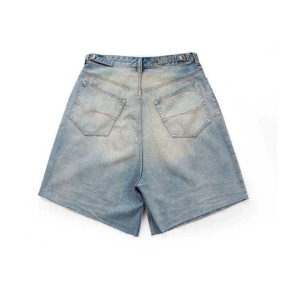 Japanese Brand Street washed hip hop skateboard denim shorts Size US 34 / EU 50 - 5 Thumbnail