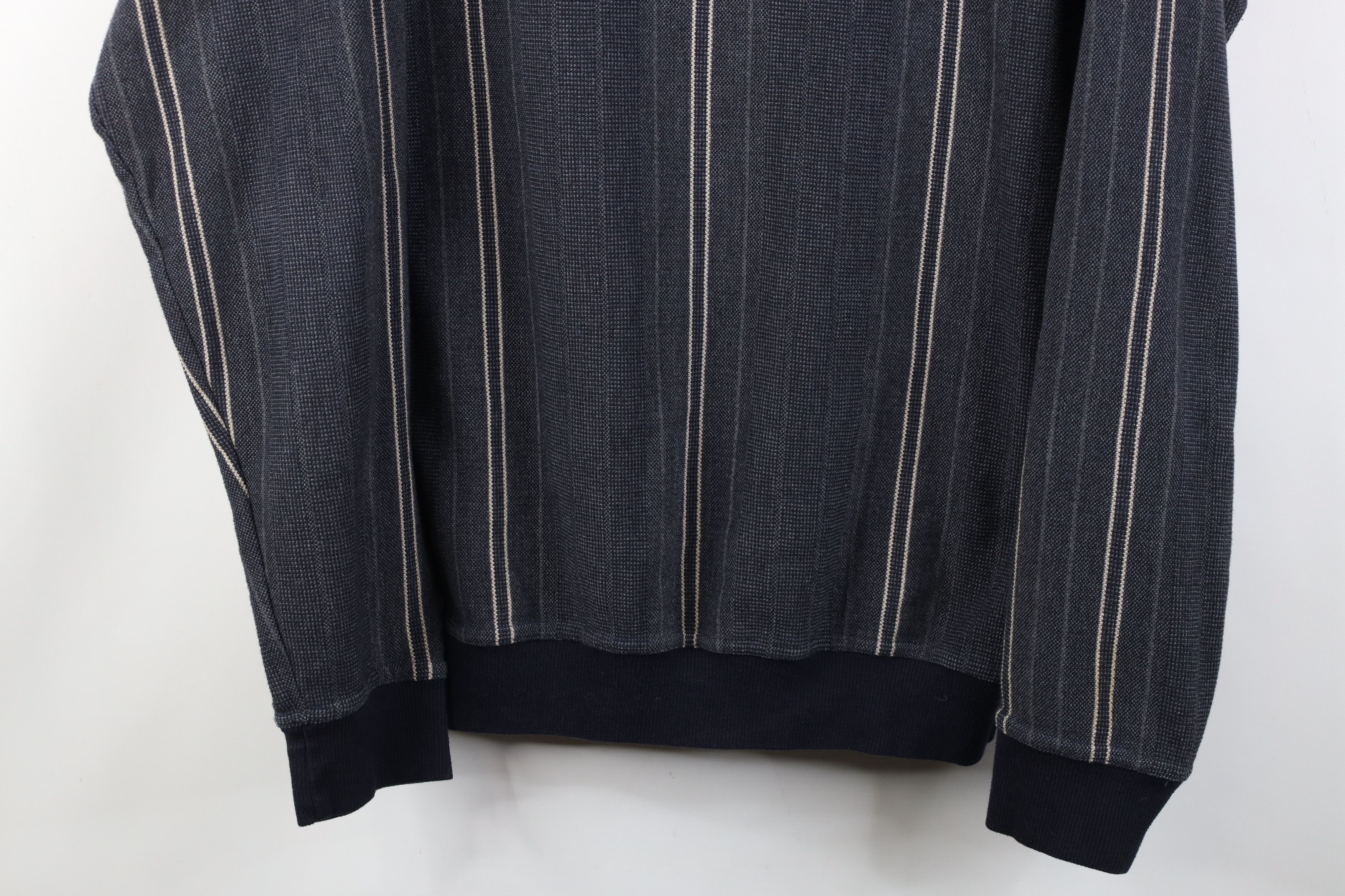 Vintage Vintage 90s Streetwear Thermal Knit Crewneck Sweatshirt Size US XL / EU 56 / 4 - 3 Thumbnail