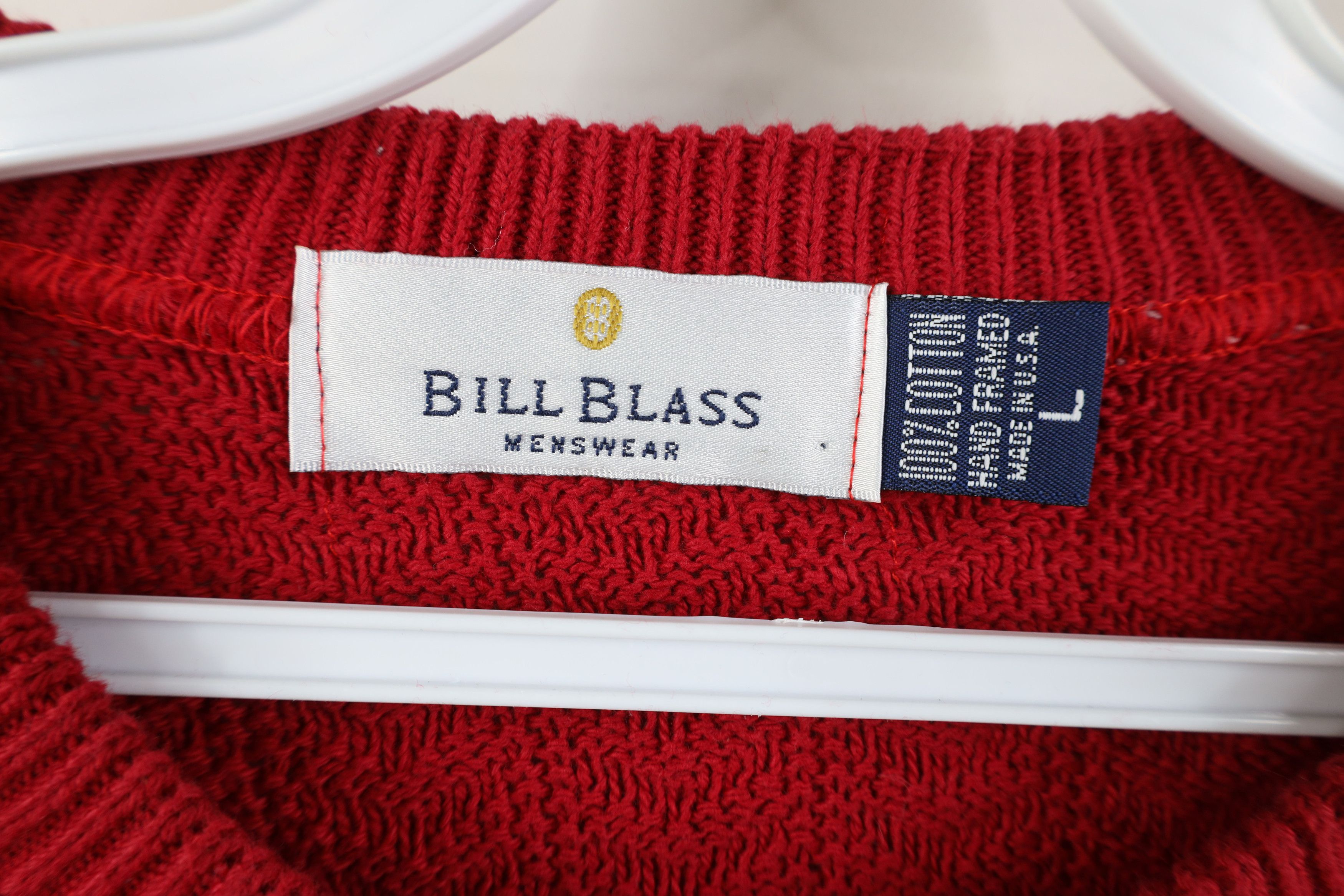 Vintage Vintage 90s Streetwear Hand Framed Cotton Knit Sweater USA Size US L / EU 52-54 / 3 - 4 Thumbnail