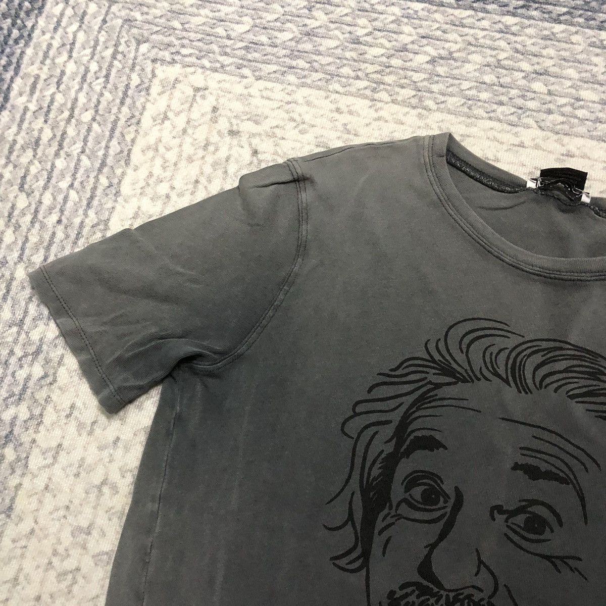 Vintage × Zara Rare Sunfaded Zara X Albert Einstein Tees Size US S / EU 44-46 / 1 - 5 Thumbnail
