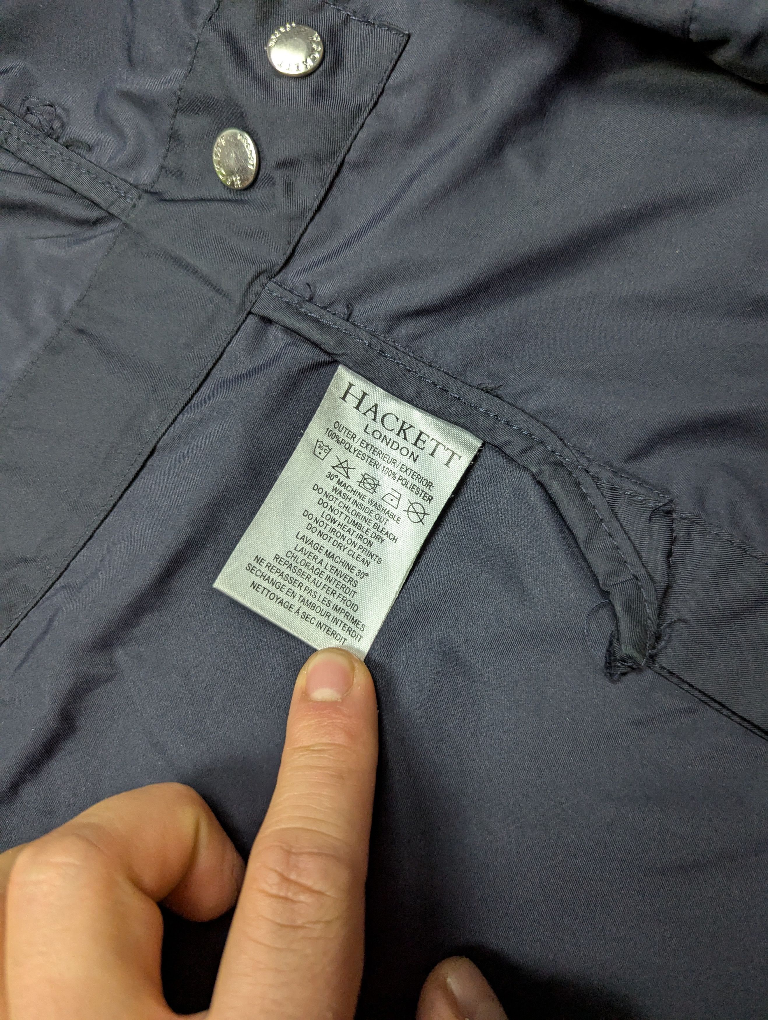 Hackett London Velospeed Jacket Men’s XS/S Dark Navy