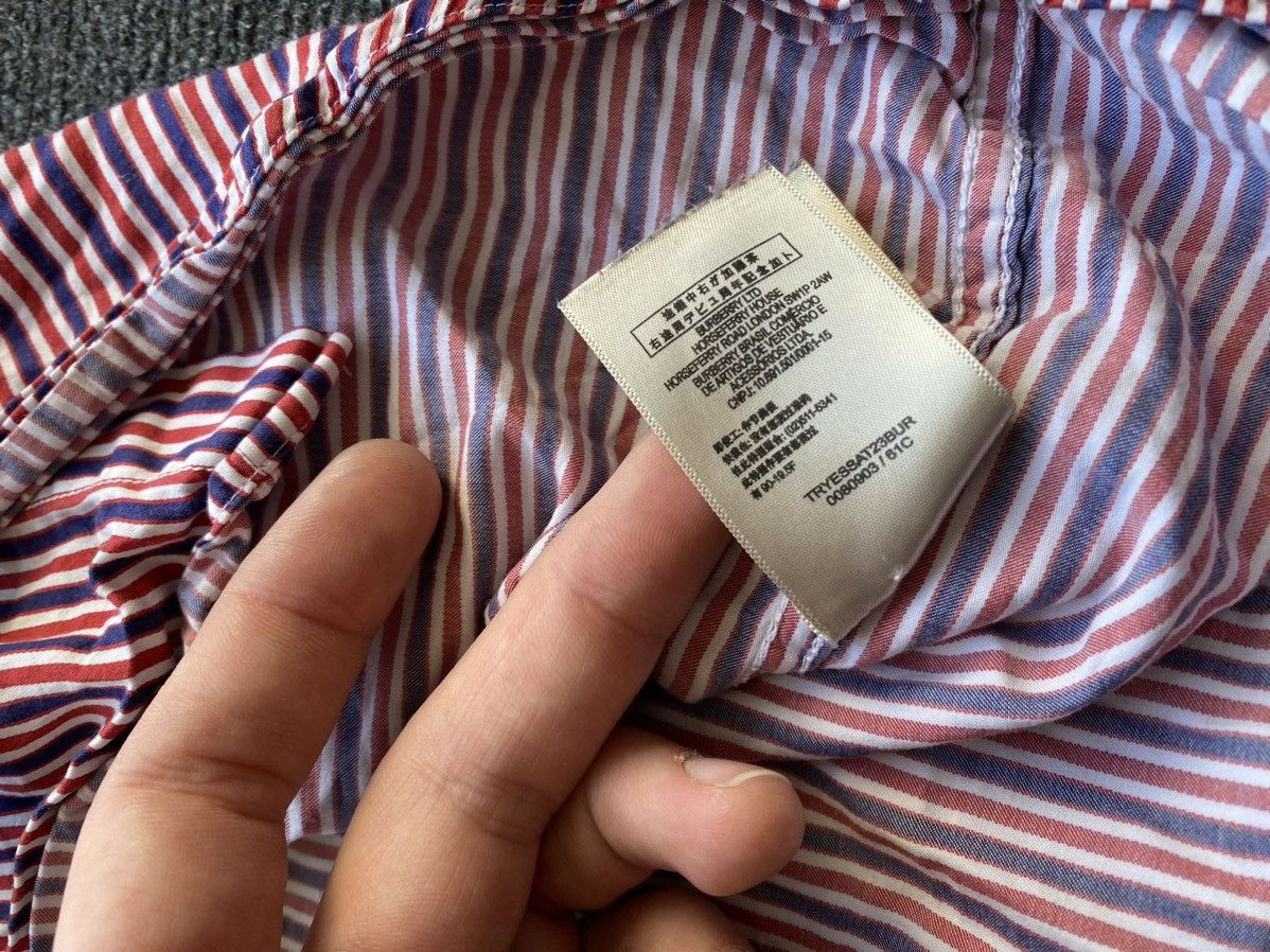 Burberry 🔥Burberry brit button down shirt luxury vintage mens Size US M / EU 48-50 / 2 - 11 Thumbnail