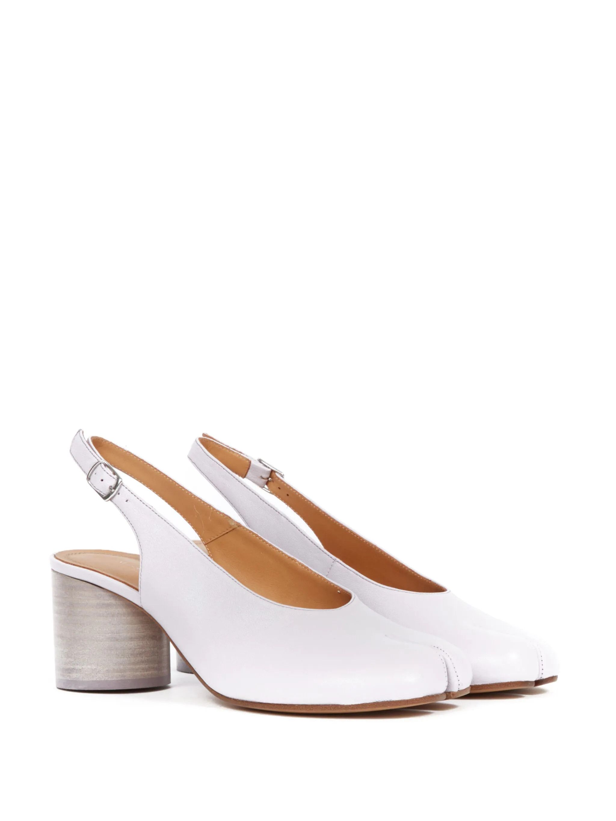 Maison Margiela o1w1db11225 Tabi Slingback Pumps in Light Purple Size US 10 / IT 40 - 2 Thumbnail