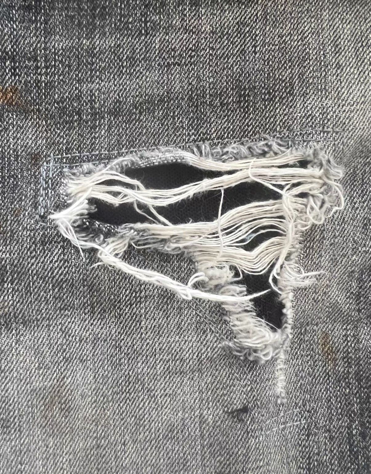 Neighborhood Neighborhood 18AW Cut & Patch Distressed Denim Jeans J16 Size US 34 / EU 50 - 4 Thumbnail