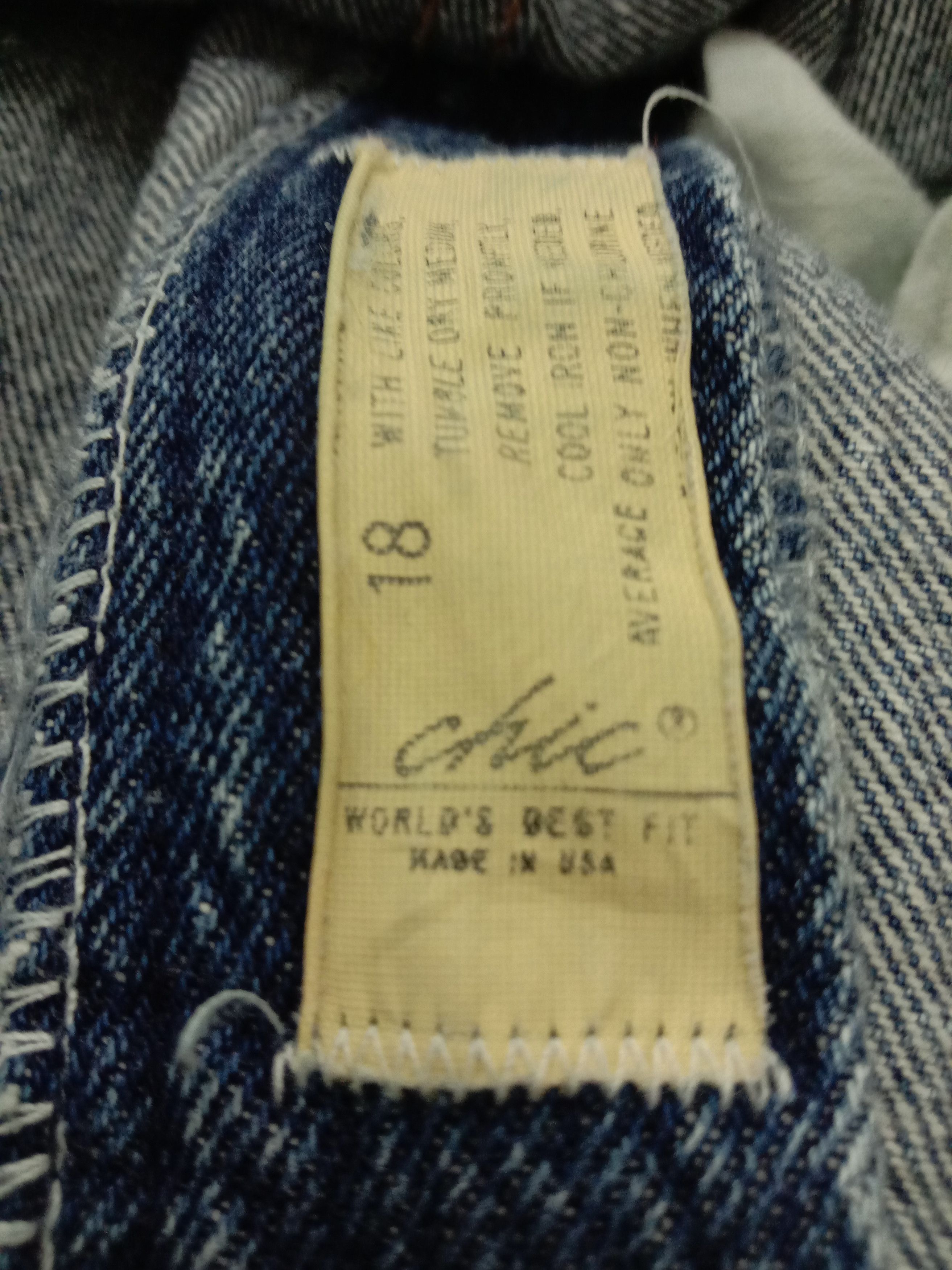 Vintage Vintage 90s CHIC Stone Wash Retro Jeans Size 33" - 11 Thumbnail
