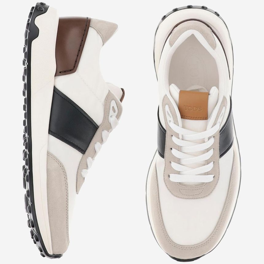 Tod's o1s22i1n0325 Leather & Suede Sneakers in Multicolor Size US 8 / EU 41 - 2 Thumbnail