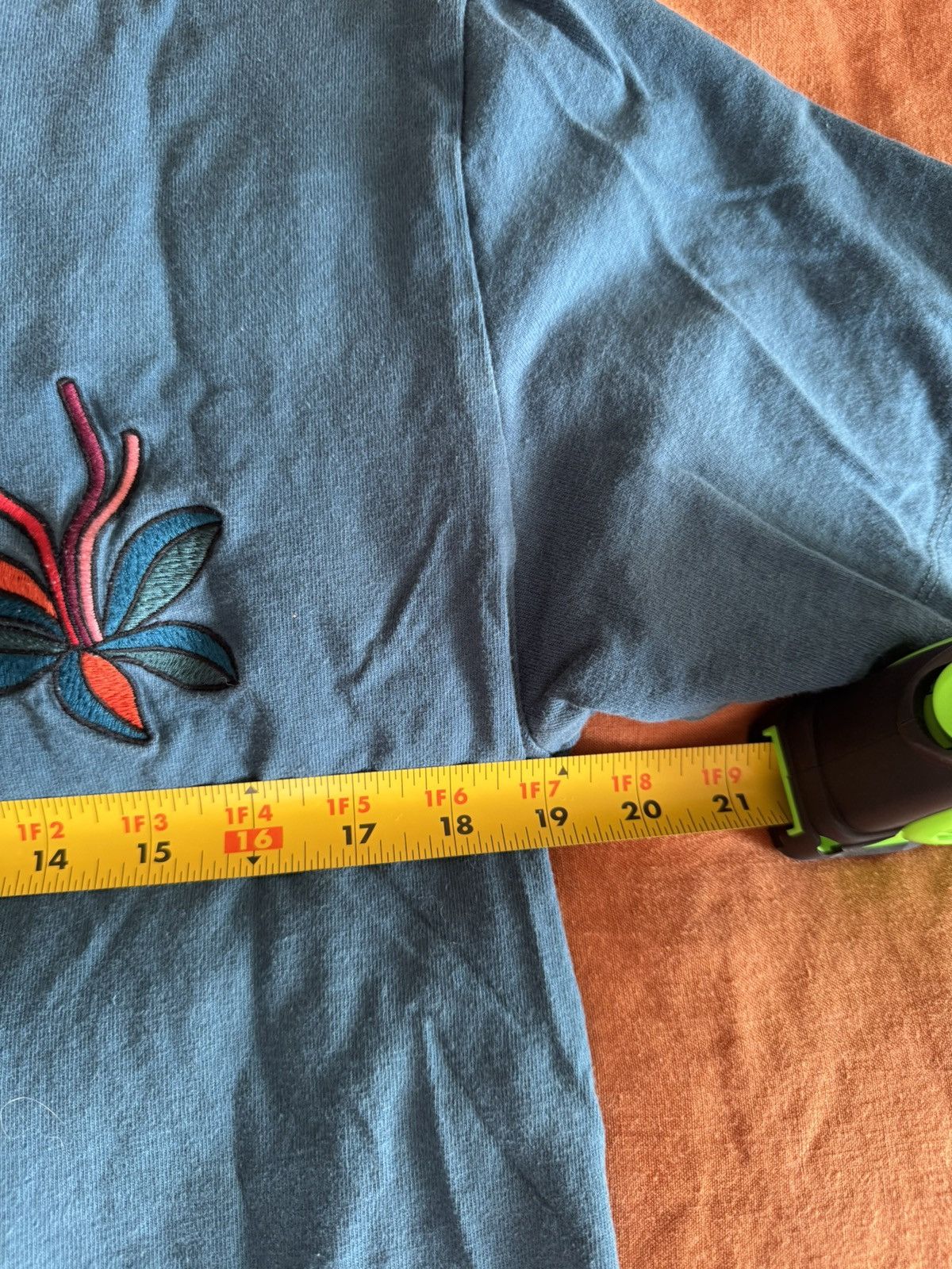 By Parra By Parra "Crane" Embroidered Graphic Tee - Blue - Small Size US S / EU 44-46 / 1 - 6 Thumbnail