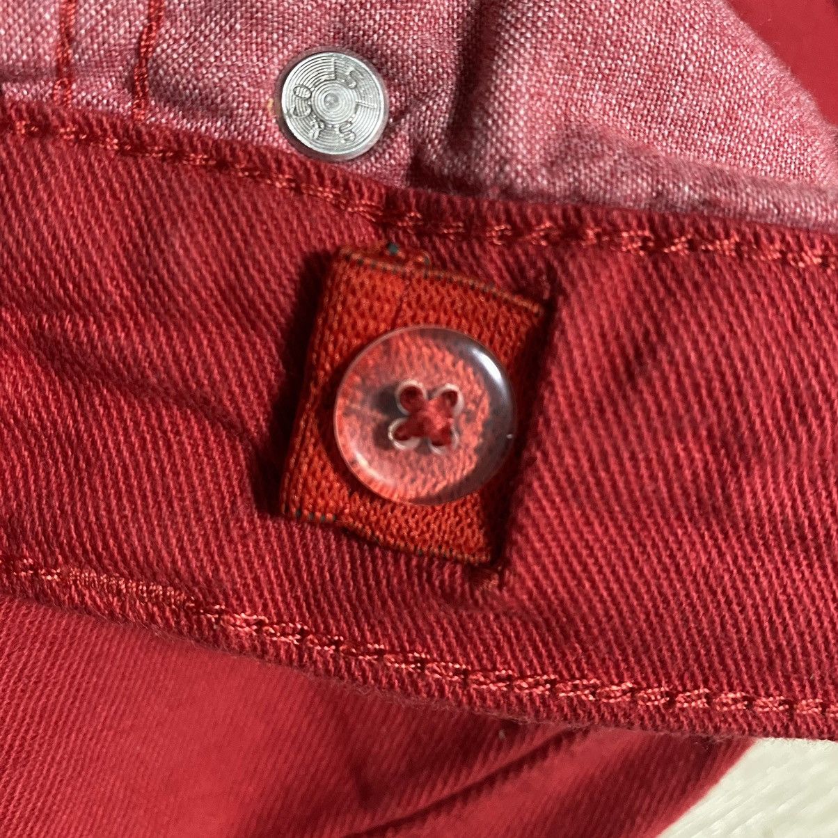 Levi's Women’s Junior Levi’s 511 Slim Vintage Red Jeans Denim Size 28" / US 6 / IT 42 - 22 Thumbnail