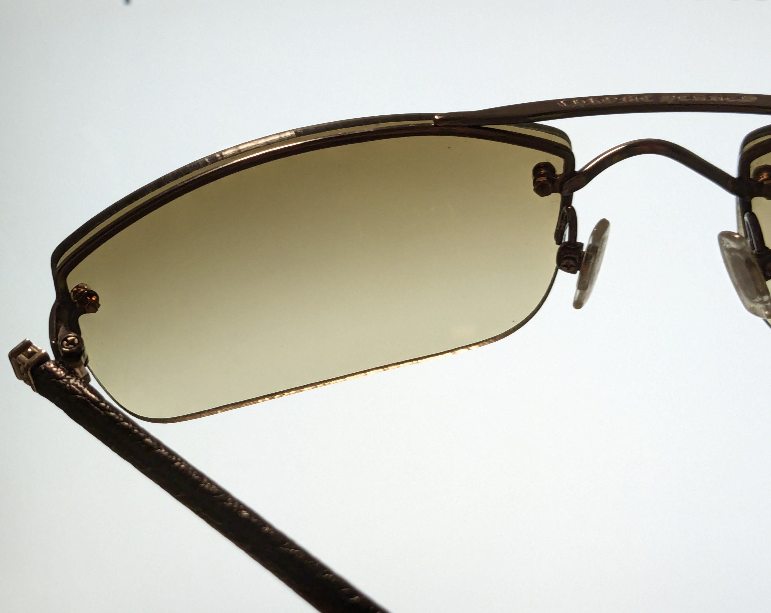 Chrome Hearts Chrome Hearts Amped Sunglasses Gray Black Silver Cross Size ONE SIZE - 18 Thumbnail