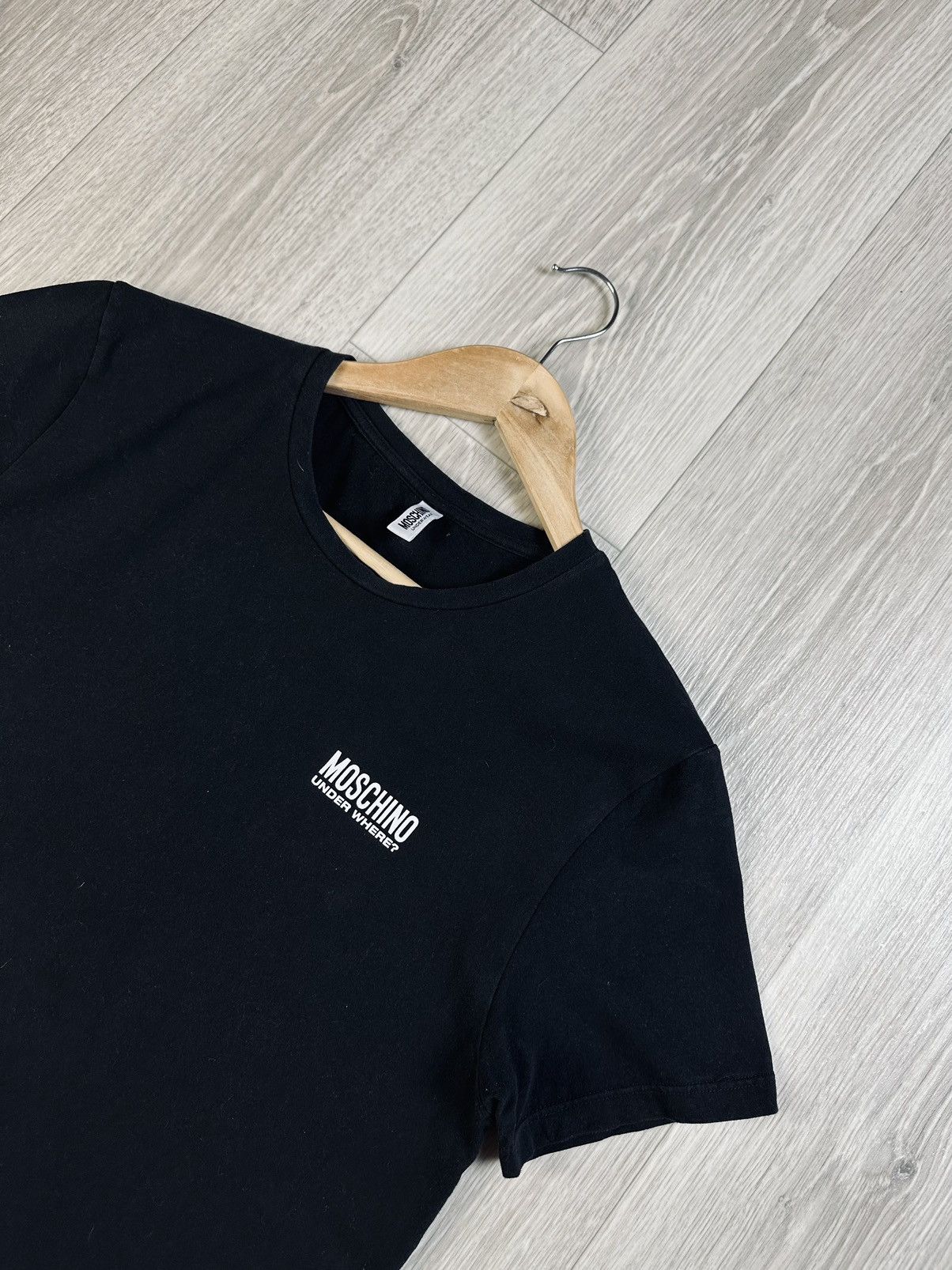 Moschino Moschino Under Where T-Shirt Small Logo Size US S / EU 44-46 / 1 - 2 Thumbnail