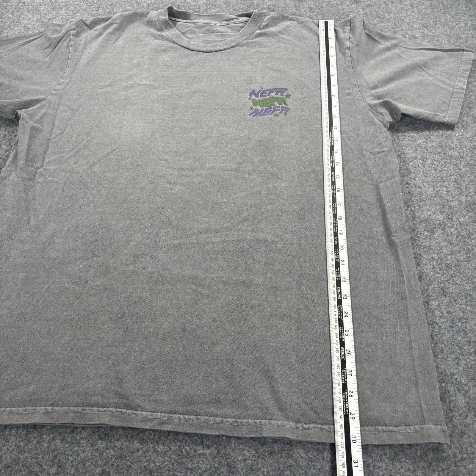 NEFF Neff Magic Moments Graphic T-Shirt Mens XXL Gray Wash Size US XXL / EU 58 / 5 - 6 Thumbnail