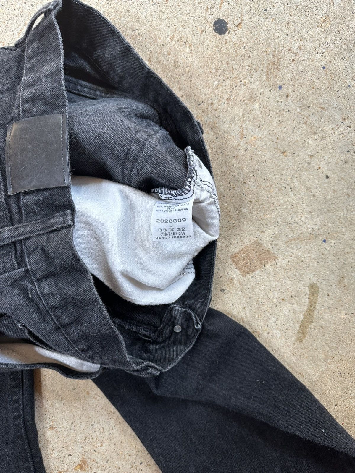 Lee Black Denim Lee Jeans Size US 33 - 2 Thumbnail