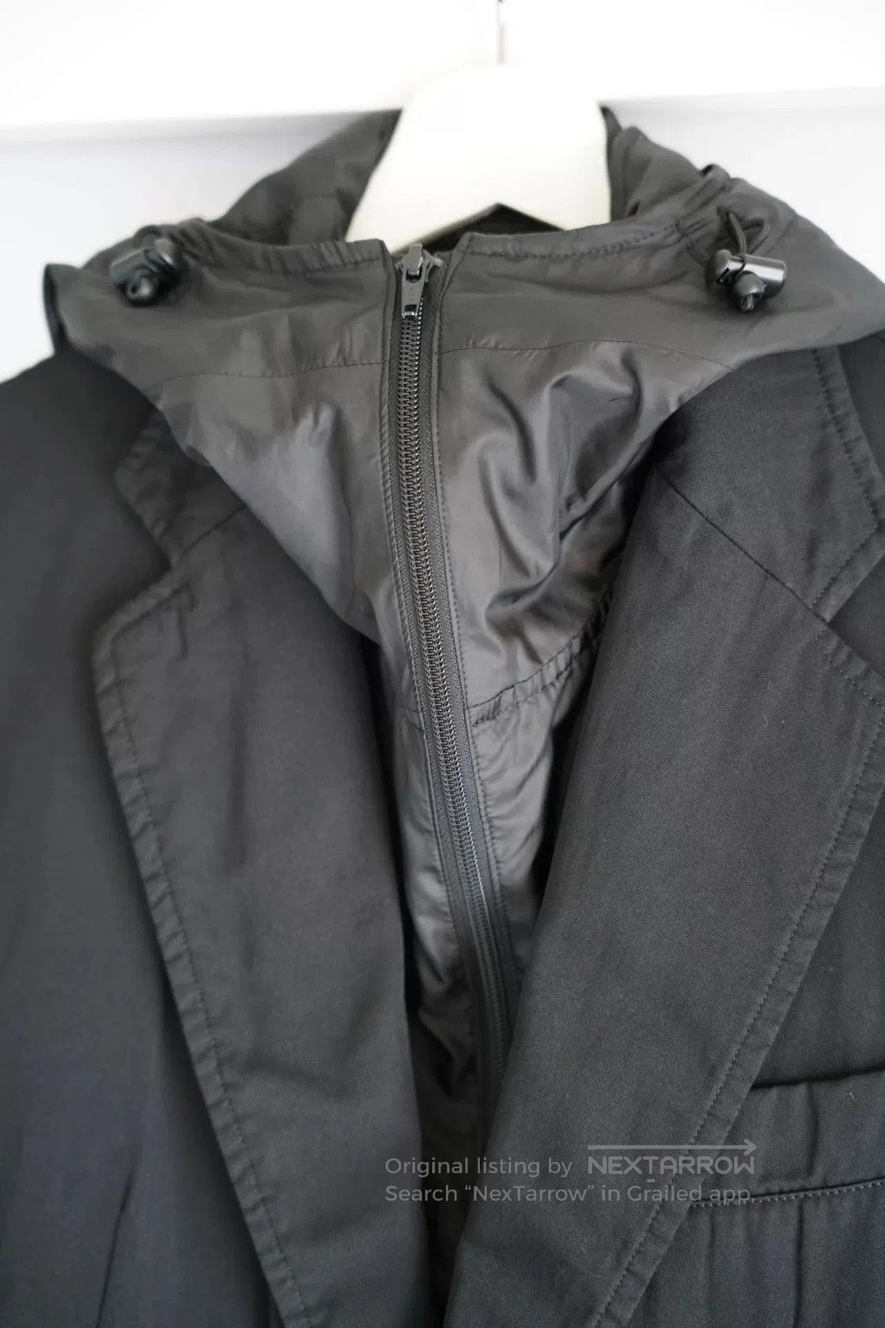 Yohji Yamamoto Yohji Yamamoto Dual Hooded Jacket. Size US M / EU 48-50 / 2 - 6 Thumbnail