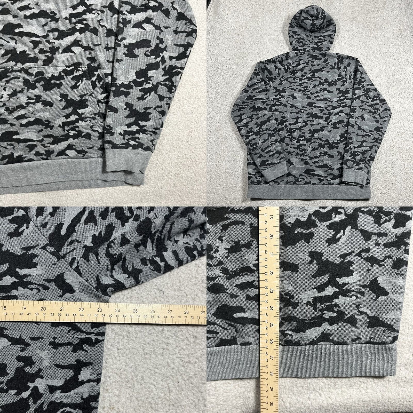 Under Armour Under Armour Hoodie Mens M Camouflage Gray Pullover Sweatshirt Hunting Outdoors Size US M / EU 48-50 / 2 - 8 Thumbnail
