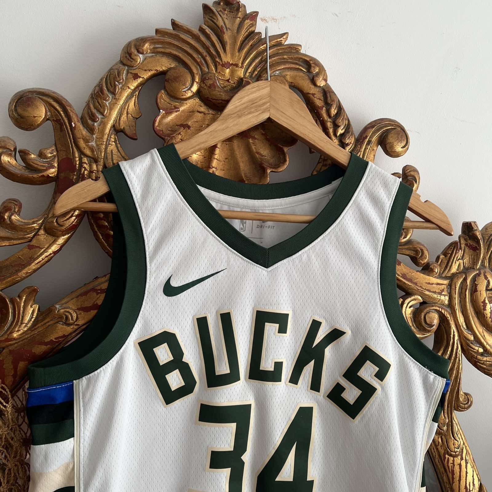 Nike Authentic Nike Bucks Association Edition Swingman Jersey Size US S / EU 44-46 / 1 - 4 Thumbnail