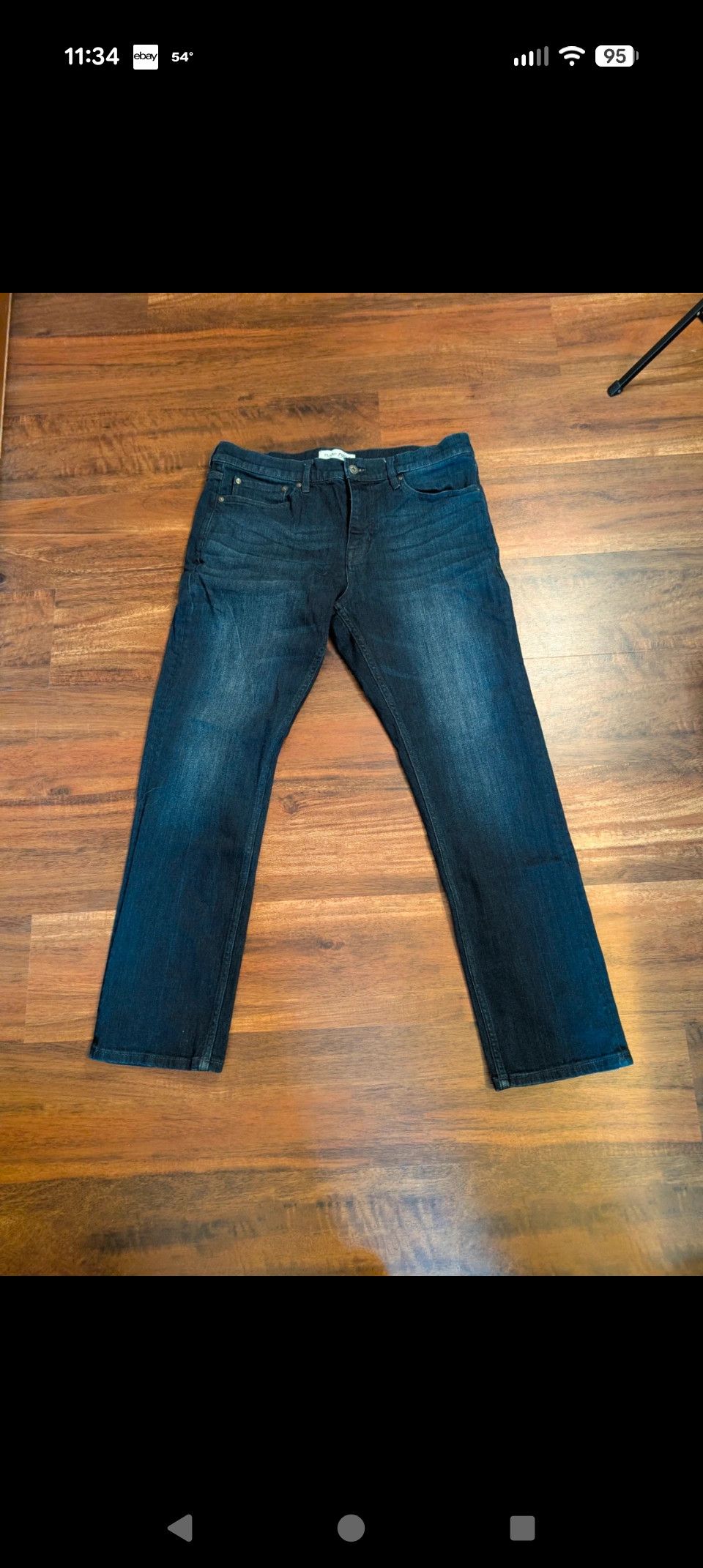 Jos. A. Bank 1905 collection dark wash slim fit jeans Size US 34 / EU 50 - 1 Thumbnail