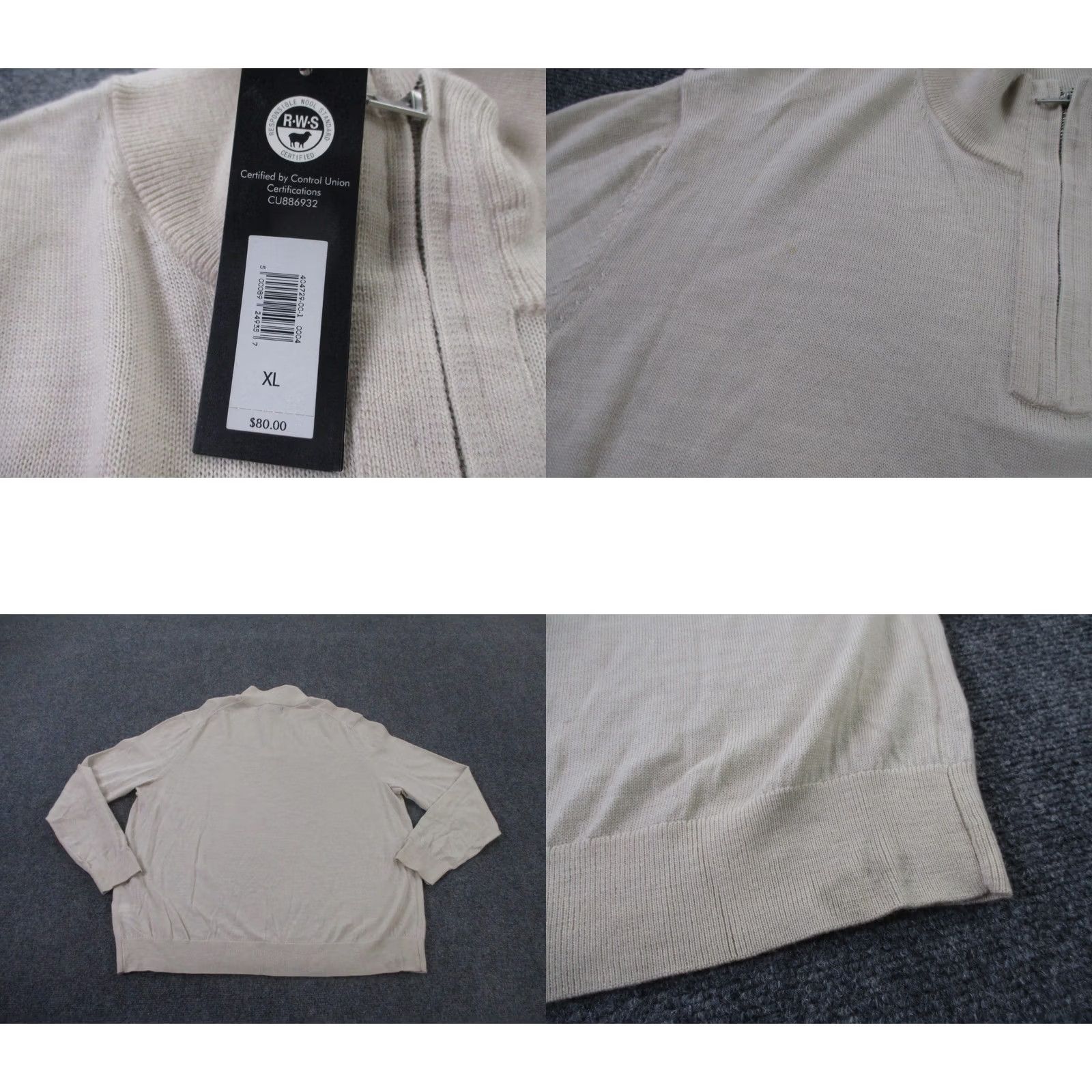 Banana Republic Banana Republic Sweater Mens XL Beige Wool Pullover Classic Outdoor Preppy Size US XL / EU 56 / 4 - 8 Thumbnail