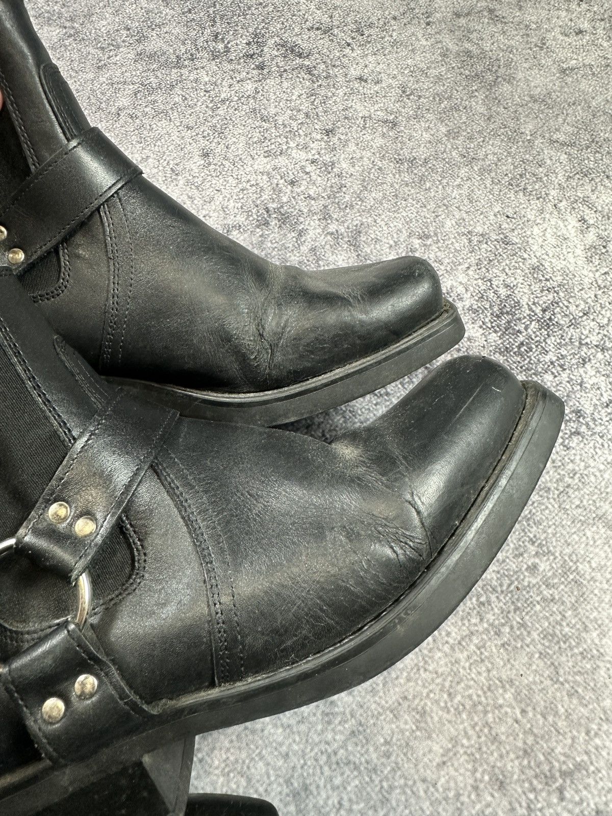 Vintage Vintage Cowboy Rockwood Leather High Boots Streetwear USA 44 Size US 10.5 / EU 43-44 - 5 Thumbnail