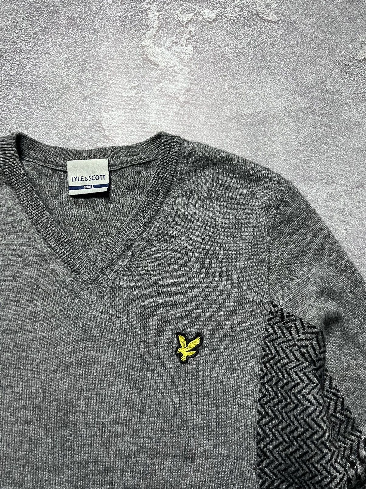 Lyle & Scott Vintage Lyle & Scott Long sleeve Sweater Big Logo lampas S Size US S / EU 44-46 / 1 - 4 Thumbnail