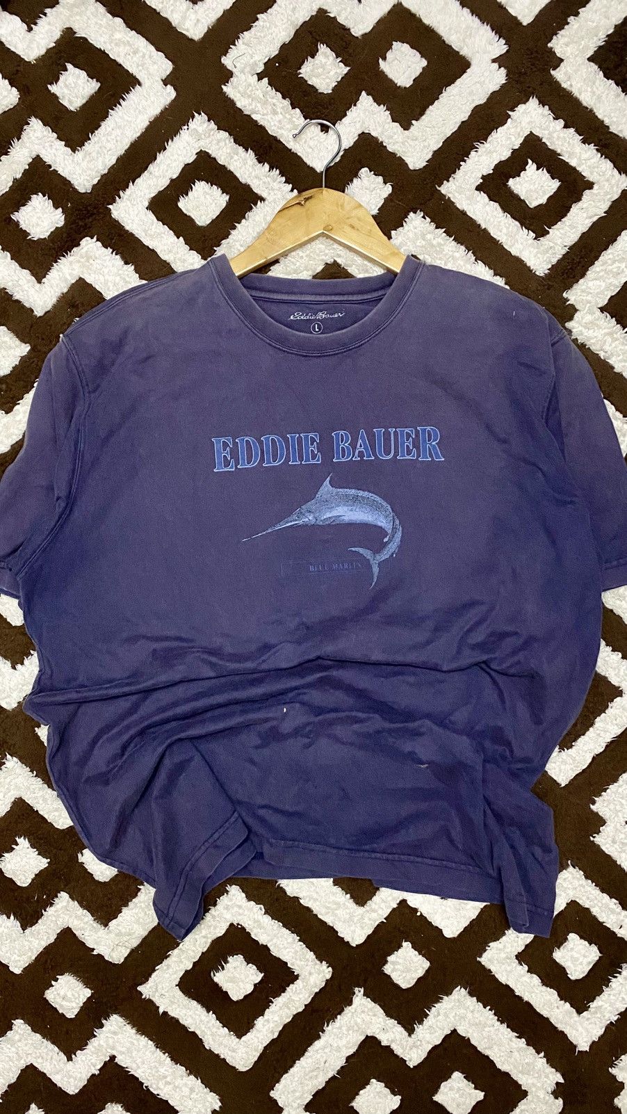 Eddie Bauer RARE Eddie Bauer x Designer Blue Marlin Size US L / EU 52-54 / 3 - 1 Thumbnail