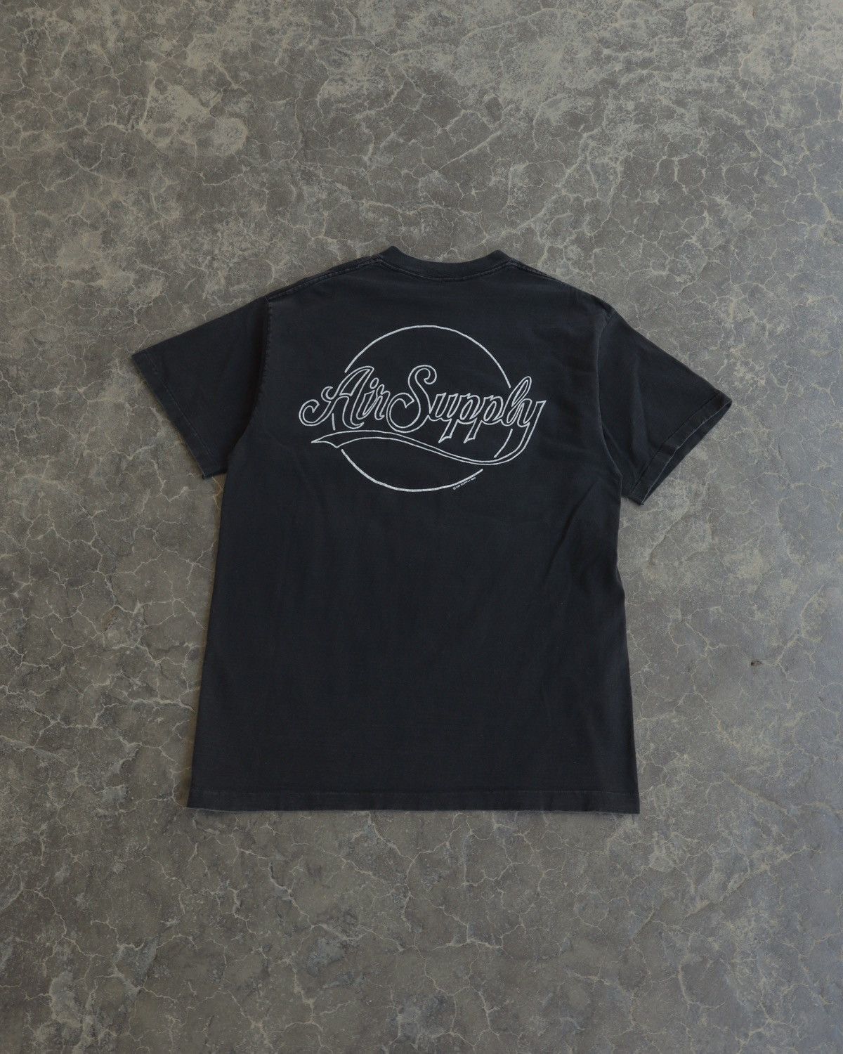 Band Tees Vintage 90s Air Supply Band Fade Black Archive World Tee Size US XL / EU 56 / 4 - 4 Thumbnail