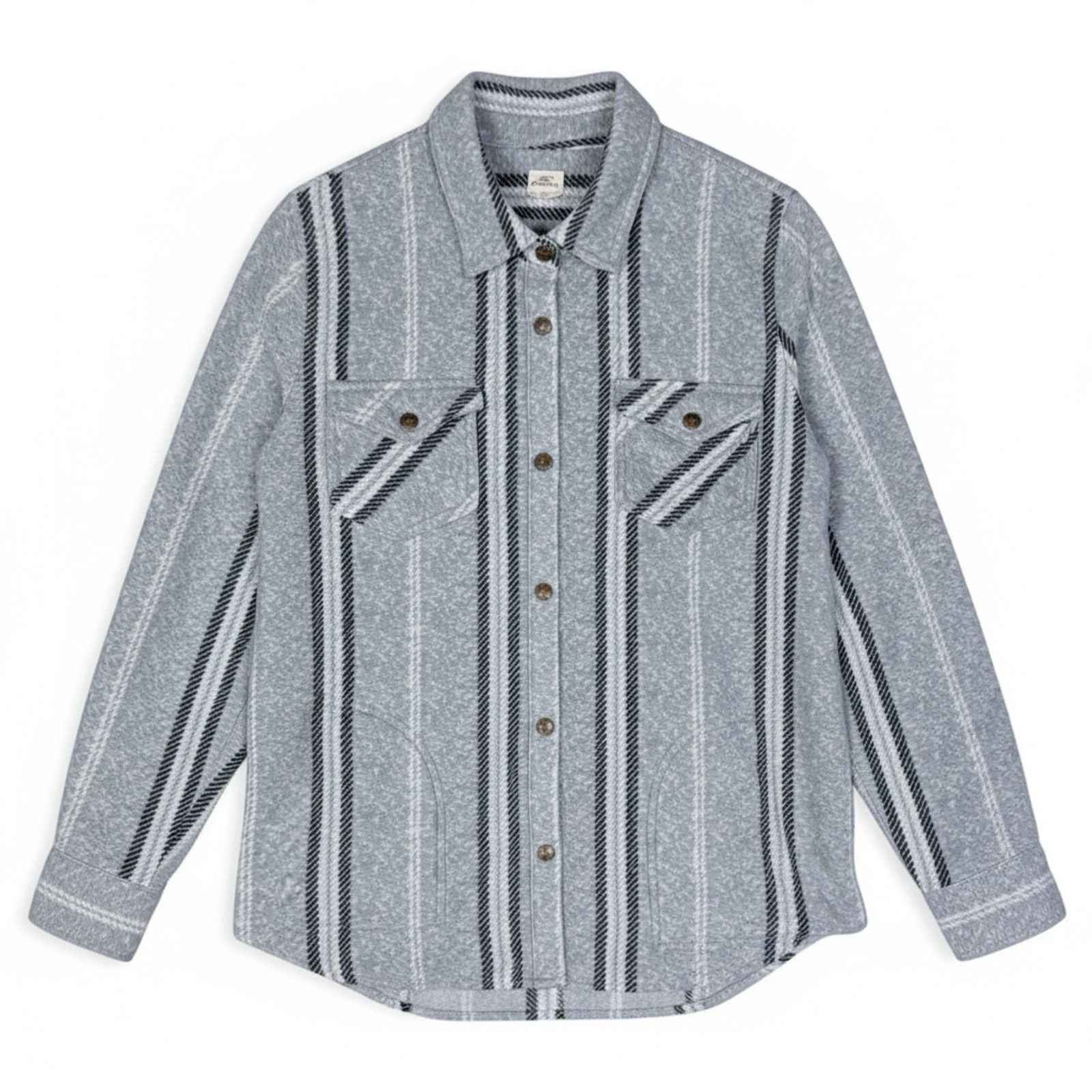 O'Neill O'Neill Women's Large Zuma Super Fleece Gray Western Shirt Size L / US 10 / IT 46 - 1 Thumbnail
