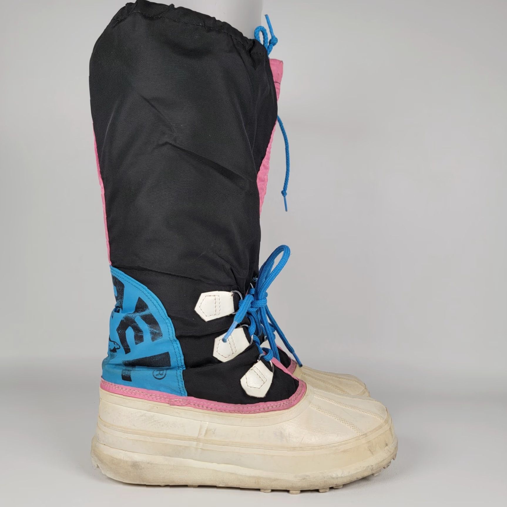 SOREL VINTAGE 90’s SOREL Freestyle Nylon Tall Big Logo Ski Snow Boots, Size 9 Women Size US 9 / IT 39 - 2 Thumbnail
