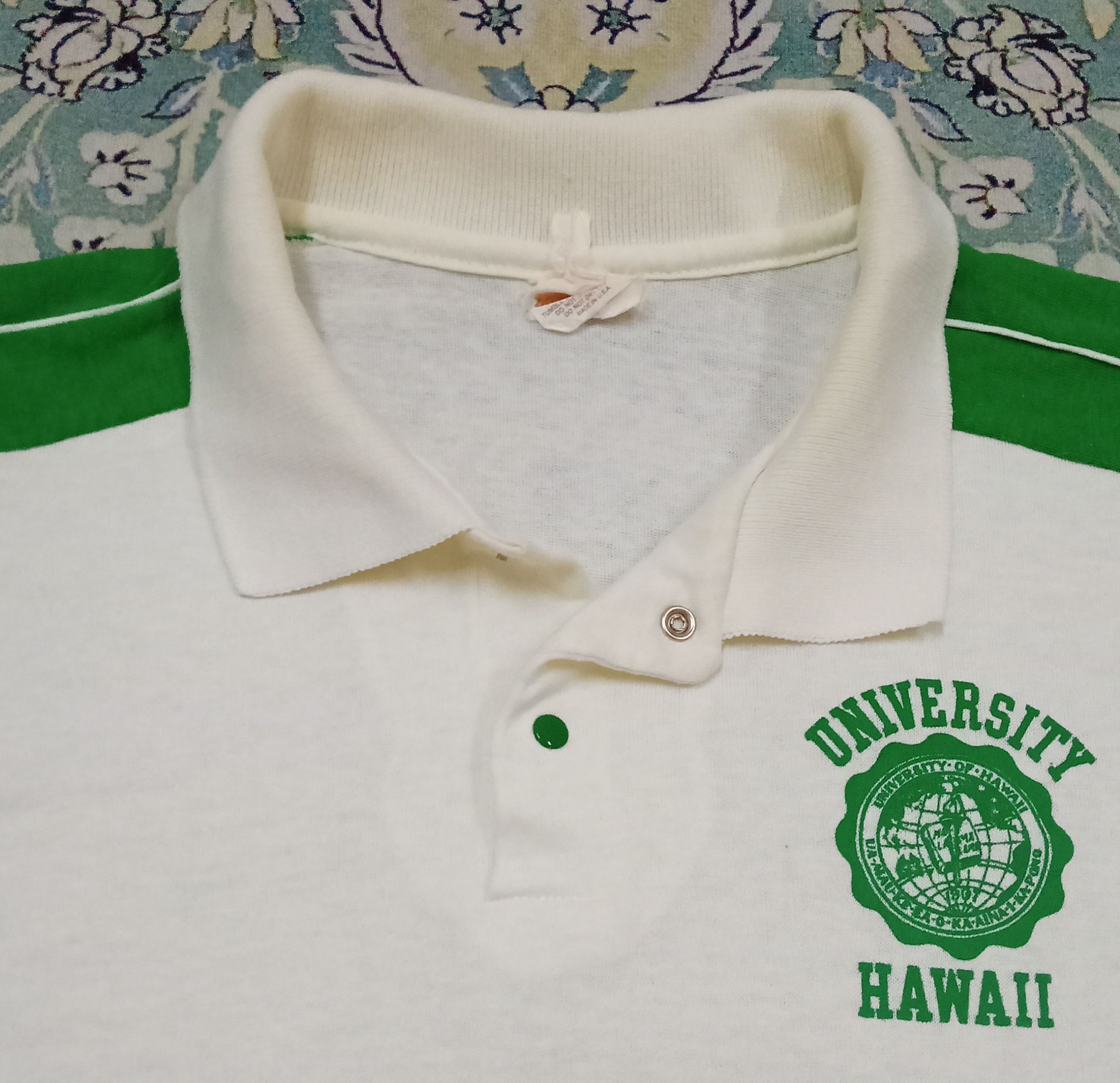 Vintage Vintage University Hawaii Extremely Rare Polo Shirt Size US M / EU 48-50 / 2 - 4 Thumbnail
