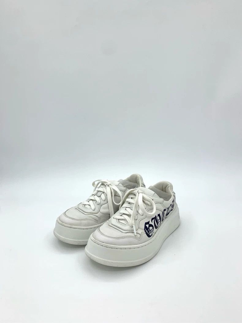 Gucci Gucci Size 35.5 Size 35.5 Sanskrit White Biscuit Shoes C Size US 5 / EU 37 - 1 Thumbnail