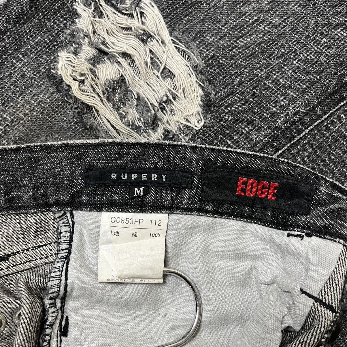BUFFALO BOBS 2000s Edge Rupet - Rockstar Ripped Denim Pants Size US 29 - 10 Thumbnail