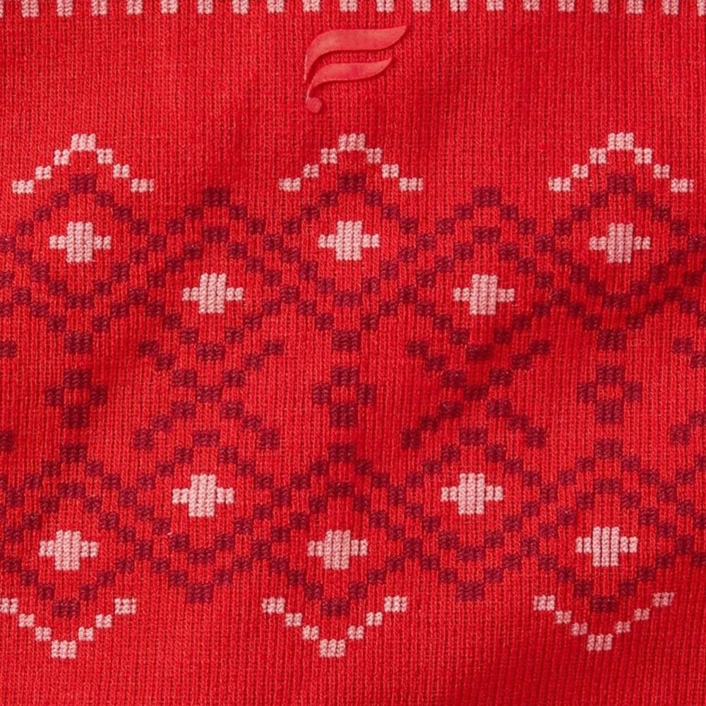 Fabletics Fabletics Cloud V-Neck Crop Tank Nordic Fairisle Red Large Size L / US 10 / IT 46 - 3 Thumbnail