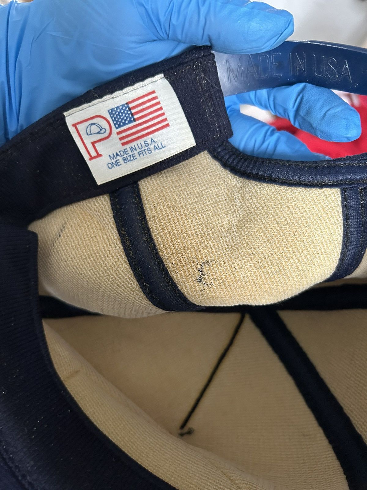 Vintage Vintage Navy blue Carrier made in the USA cap Size ONE SIZE - 2 Thumbnail