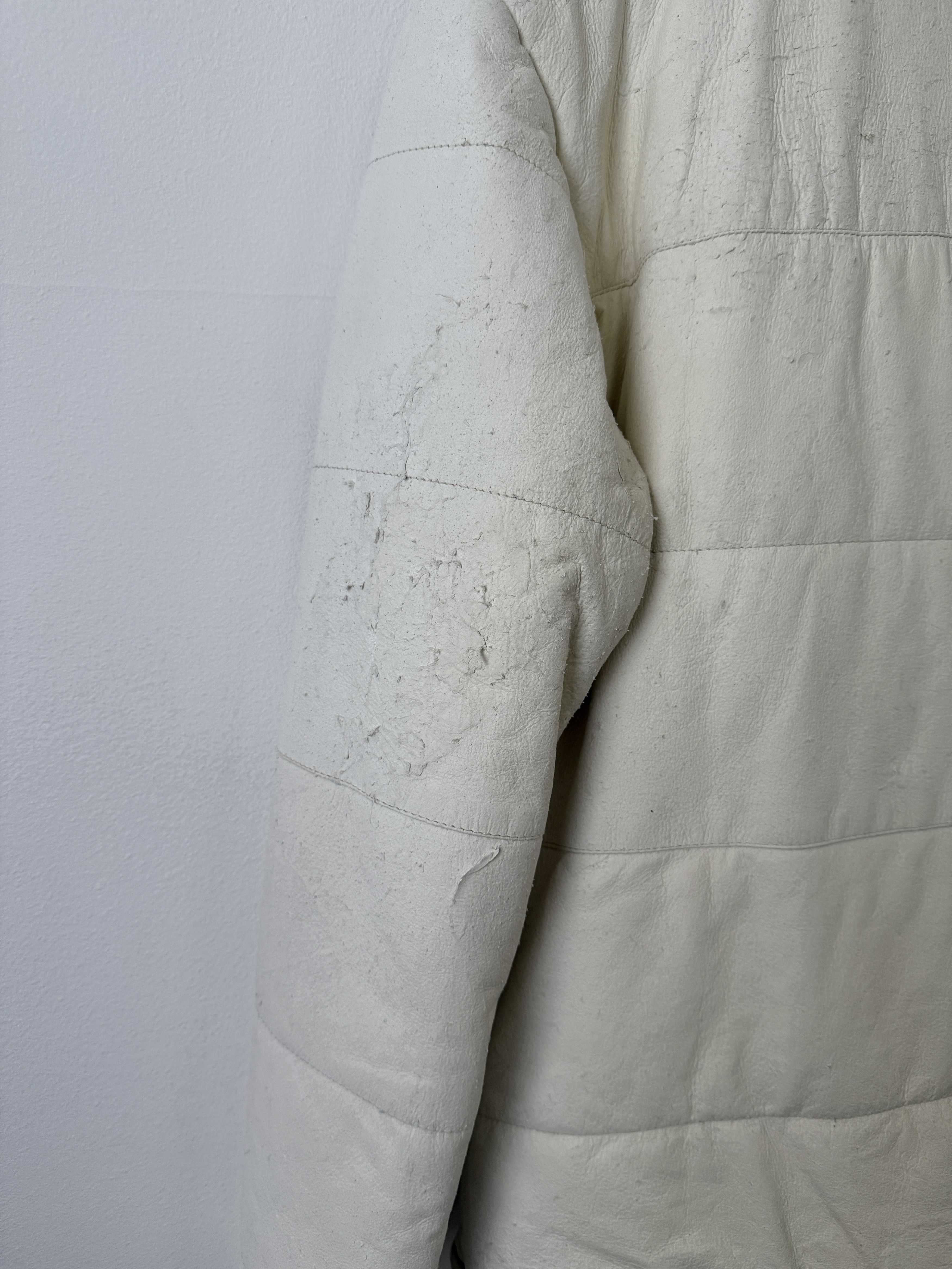 Giorgio Brato Leather Puffer Jacket Size M / US 6-8 / IT 42-44 - 16 Thumbnail