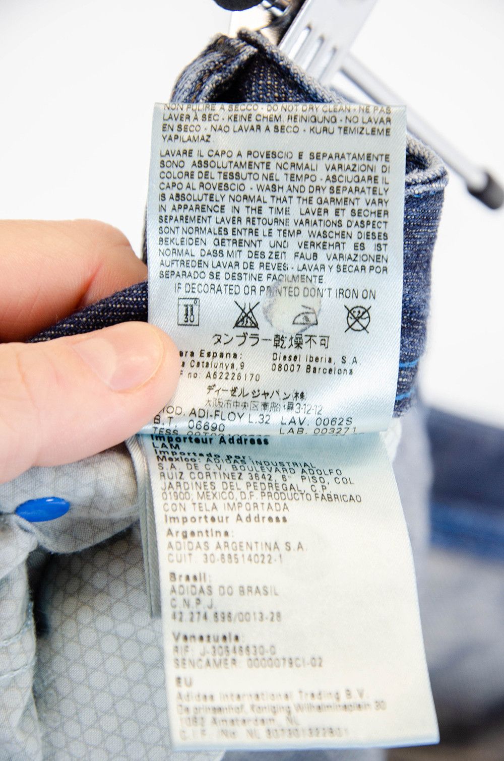 Adidas × Diesel Diesel × adidas Adi-Floy Slim Fit Jeans – Size 29 Size US 29 - 15 Thumbnail