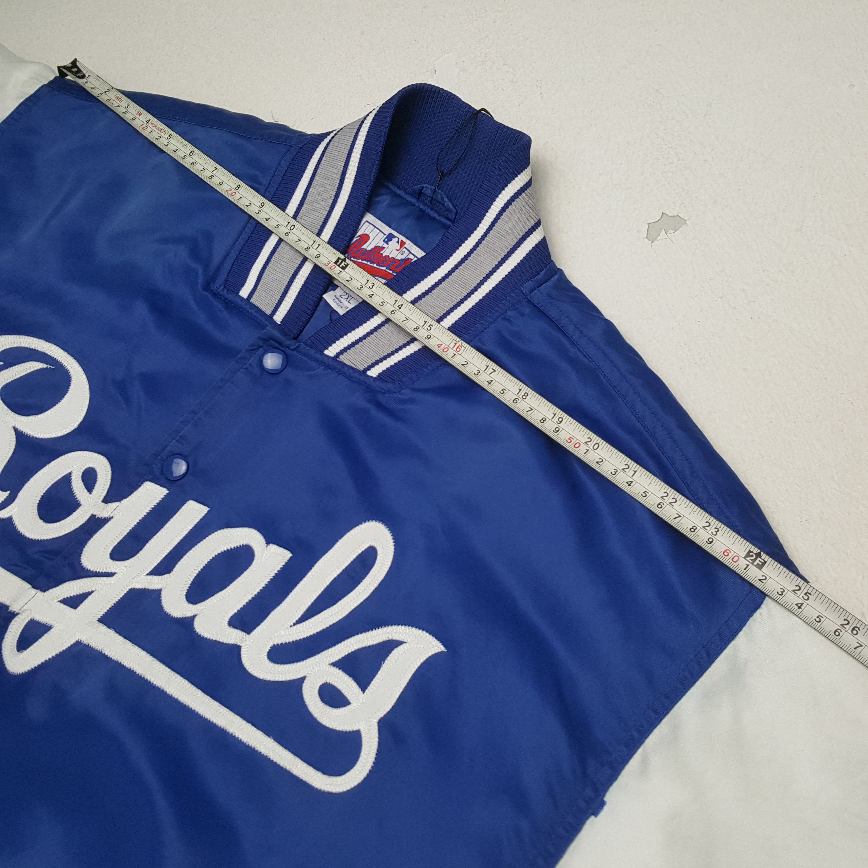 MLB × Vintage Vintage KANSAS CITY ROYALS American Basketball Jacket Size US XXL / EU 58 / 5 - 5 Thumbnail