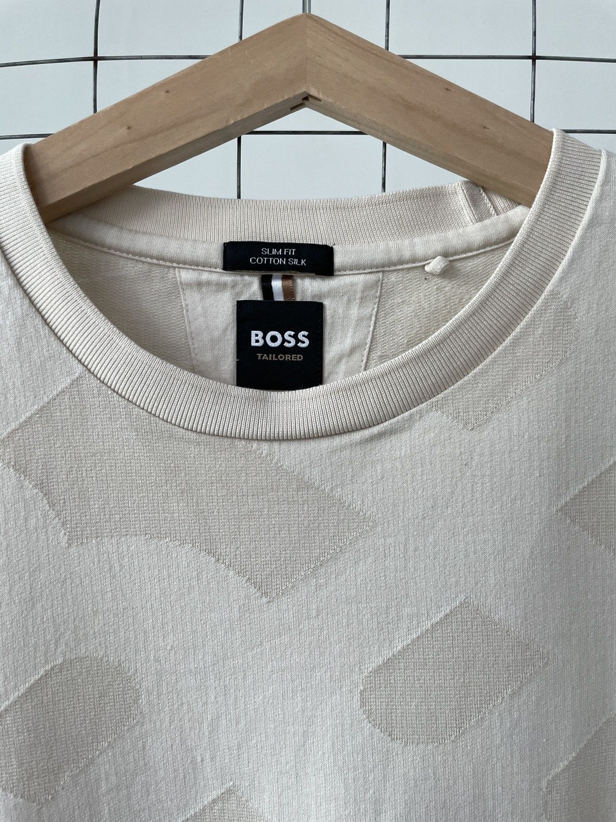 Hugo Boss Hugo Boss Cotton Silk Slim Fit T-Shirt Size US S / EU 44-46 / 1 - 4 Thumbnail