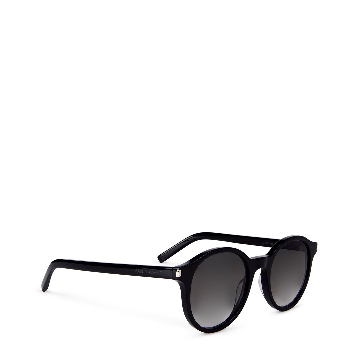 Saint Laurent Paris o1g2r1mq0426 Size: OS / Round Frame Sunglasses in Black Size ONE SIZE - 4 Thumbnail